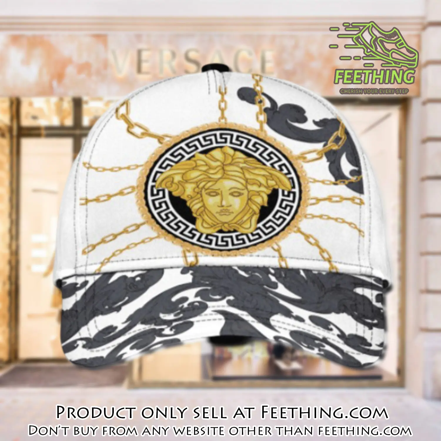 Versace luxury cap print 3d trending cap ctc1136 ft3702162